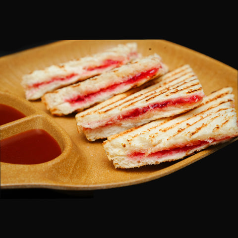 BREAD BUTTER JAM WITH TOAST