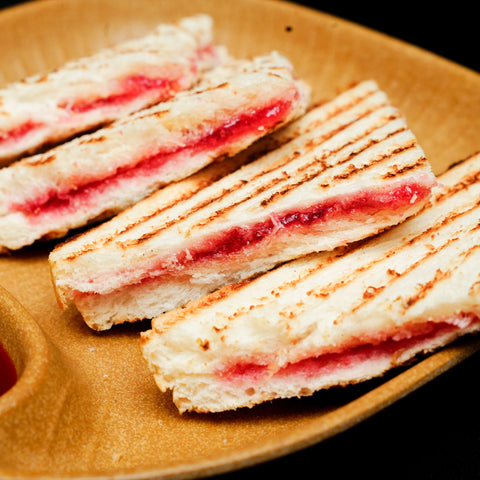 BREAD BUTTER JAM WITH TOAST