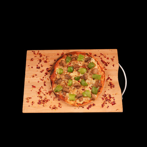MUSHROOM CAPSICUM PIZZA