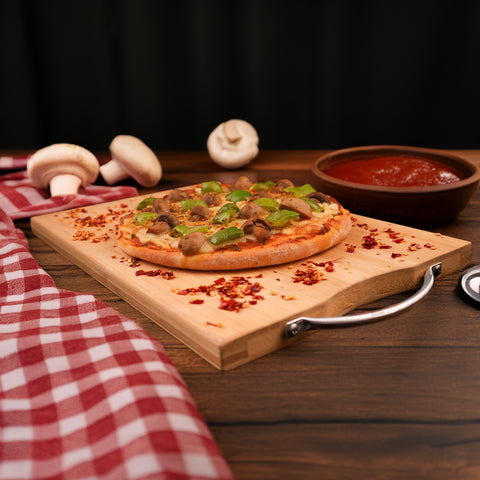 MUSHROOM CAPSICUM PIZZA